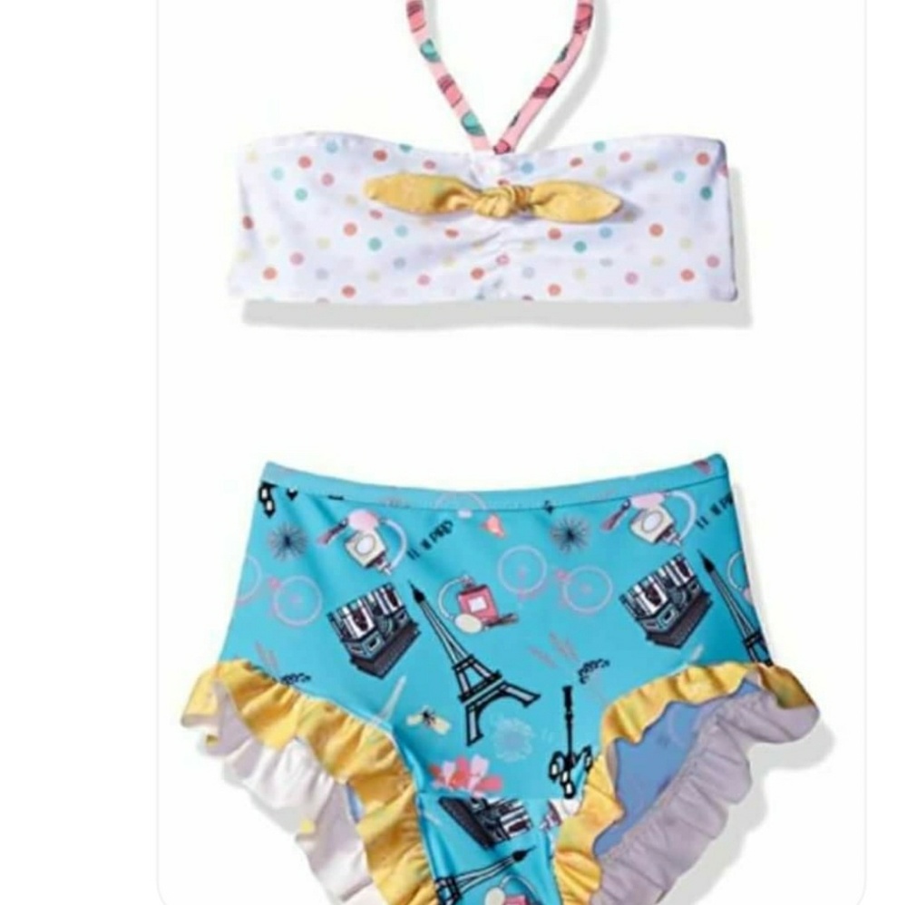 NWT Jelly the pug bikini swimsuit